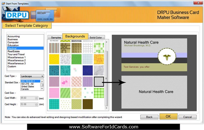 Business Card Designer Program software